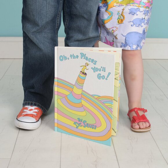 Dr Seuss Oh the Places You'll Go Dress for Girls, 4T - Picture 3 of 8